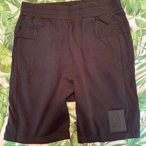 Black Puma x XOXO shorts